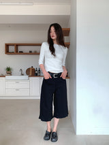 FRILL CAPRI PANTS (3C)