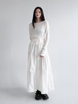  SOFT BOATNECK STRAP TEE