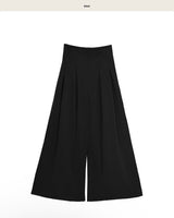 [ high waist ] ローアワーワイドピンタックマキシ sl