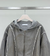 [UNISEX] Vintage Washing Hooded Jumper