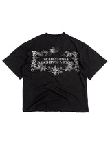 KMC_ACHLYS ARCHIVE | MARTY BLACK WASHED T-SHIRT