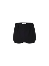Moa skirt pants (Black)