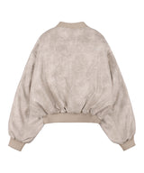 QUILTING REVERSIBLE EMBO JUMPER (IVORY)_F24ZA956