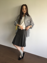 Lazy Log Check Shirt (2color)