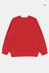 Leroy raglan waffle knit