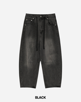 Simon Curved Denim Pants
