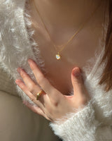 Loveholic necklace (silver)