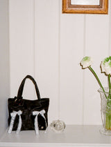 Mini easy ribbon bag_black
