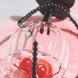 JET HEART NEKCLACE