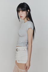 RUBY HOOK SHORTS (SS ver.) white
