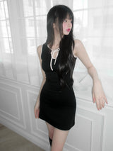 [MADE] Watering Ribbon Mini Dress