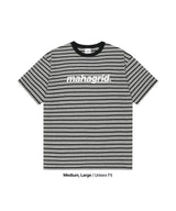 STRIPE BASIC LOGO TEE_GREY