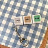 [withsome made] ニコチン • カフェイン • アルコール LEDキーキャップキーリング (3 Keys)