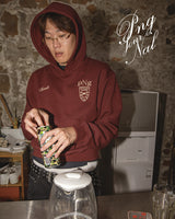 CARDIO HOODIE - BURGUNDY