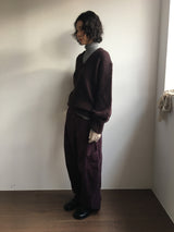 [MD Pick]ヒメウールタッチVネックニット