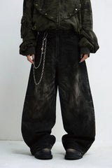 Vintage Cat Whisker Washed Jeans