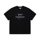 スポーツデプトムービングロゴTシャツ - ブラック