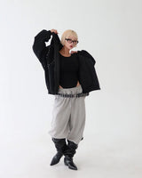 Zipper Pocket String Jogger & Wide Pants