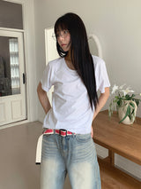 シルクUネックTシャツ (3C)