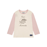 1/2リージョンモータースクラブラグビー長袖Tシャツ (ピーチ)
