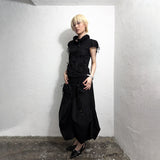 VOLUME POCKET STRUCTURED SKIRT