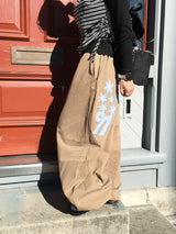 97 Star Cotton Wide Pants (3c)