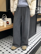 [MADE] ENTOL VELOUR WIDE PANTS