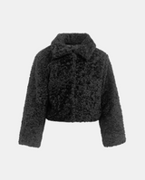 Snow Collar Fur Crop Jacket