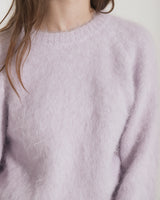 WOOL BRUSHED SWEATER [VIOLET]