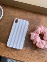 [MADE] stripe case jellhard case (grape)