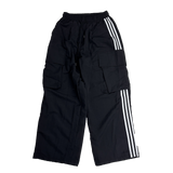 nylon track cargo pants