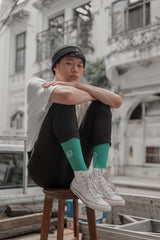 FAITH FADE - Smiley Saddey Series Socks
