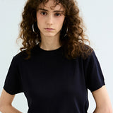 【V NECK & R NECK SET】[2 PACK] MINIMAL LOGO KNIT PACKAGE _8 COLOR