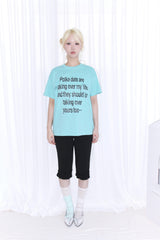 ドットレタリング半袖Tシャツ