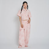 PIO JACQUARD CROP JACKET_PINK