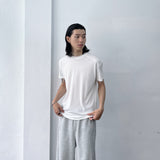 Vertical Ribbed Cropped Tee