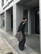 Ruiner Leather Pocket Raw Denim Pants