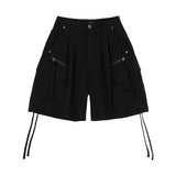 カーゴレタリングバミューダパンツ (Black) F25QD889
