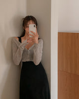 Aven see-through linen cardigan