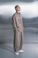 MU-WI PIN-KNIT COLLAR-TEE (Beige)