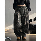 [Unisex] ワイドカモフラージュバンドパンツ(2color)