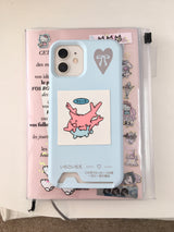 ICHIGOICHIE Card Pocket Case - BLUE