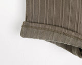 [Brushed lining] ショートリブニットパンツ