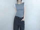ブラックワイドパンツ