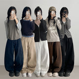 [3Length✨Back Banding Pants] Wonhee Natural Cotton Banding Semi-Wide Pants (5 colors)