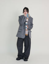 Winter Alpaca Formal Single Jacket (Wool Jacket) (Lining 2 Ounces)