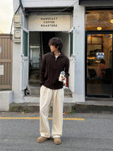 LMN Tember banding corduroy wide pants (3 colors)