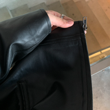  Wayne Biker China Leather Jacket