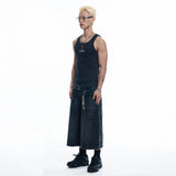 EASY See-through Crop Short Sleeve - BLACK