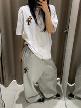 Reho Cross Patch Sweat Pants